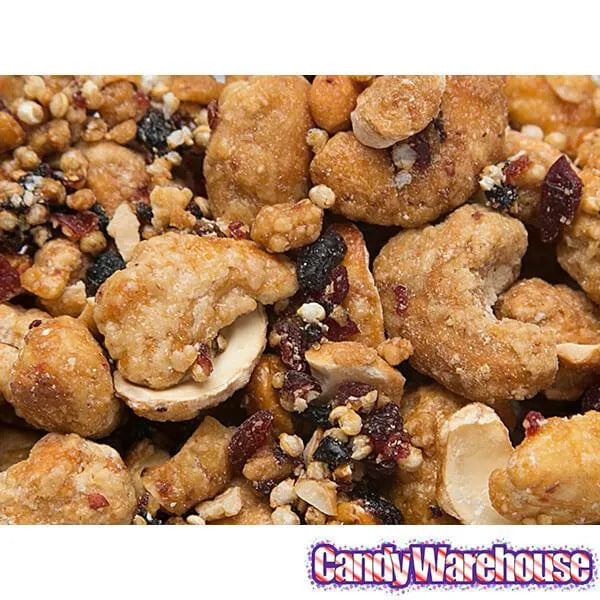 Nut'n But Natural Glazed Cashews with Blueberries, Cranberries & Quinoa: 4-Ounce Bag