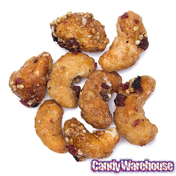 Nut'n But Natural Glazed Cashews with Blueberries, Cranberries & Quinoa: 4-Ounce Bag