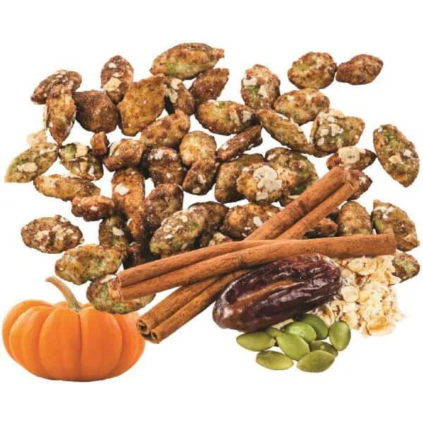 Nut'n But Natural Glazed Pumpkin Seeds & Oats with Cinnamon & Dates: 4-Ounce Bag