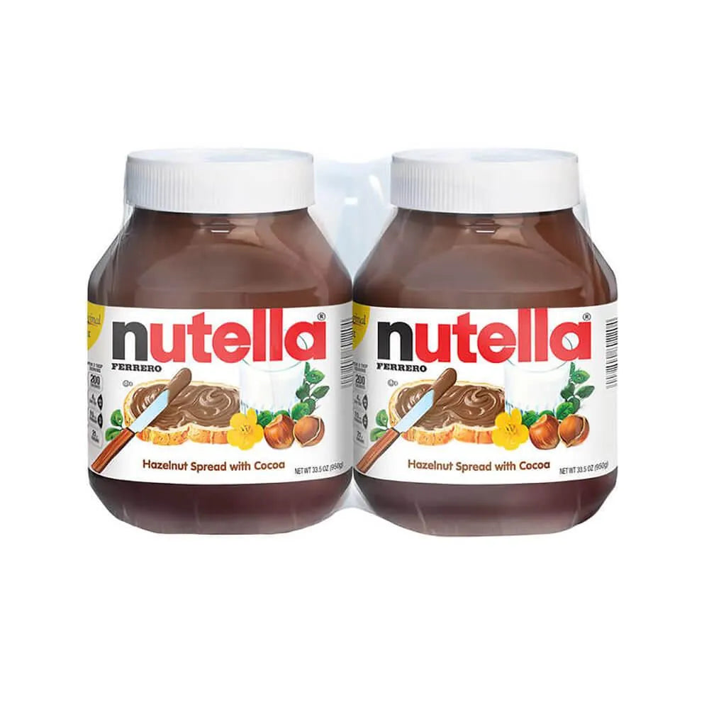 Nutella Hazelnut Chocolate Spread 26.5-Ounce Jars: 2-Piece Pack