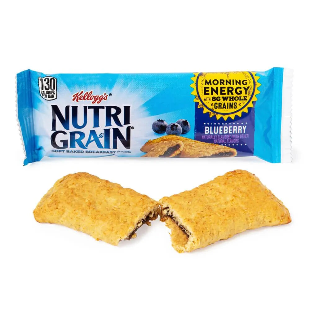 Nutri Grain Blueberry Soft Baked Breakfast Bars: 16-Piece Box