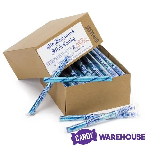 Old Fashioned Hard Candy Sticks - Blueberry: 80-Piece Box