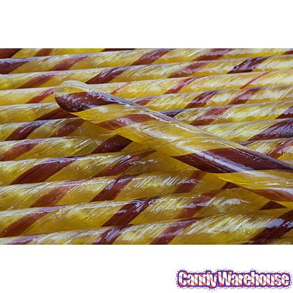 Old Fashioned Hard Candy Sticks - Butterscotch: 80-Piece Box