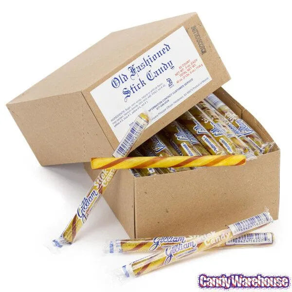 Old Fashioned Hard Candy Sticks - Butterscotch: 80-Piece Box