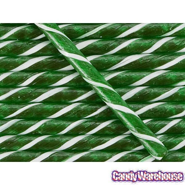 Old Fashioned Hard Candy Sticks - Green Apple: 80-Piece Box