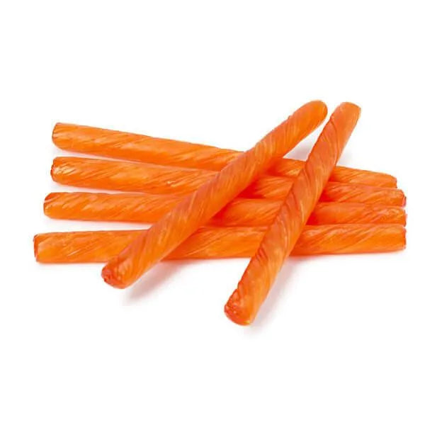 Old Fashioned Hard Candy Sticks - Orange: 80-Piece Box