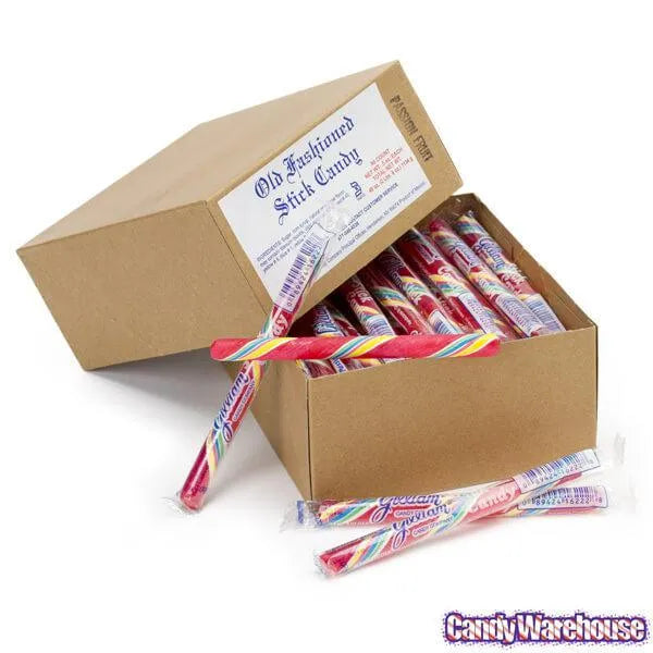 Old Fashioned Hard Candy Sticks - Passion Fruit: 80-Piece Box