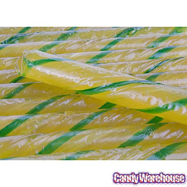 Old Fashioned Hard Candy Sticks - Pineapple: 80-Piece Box