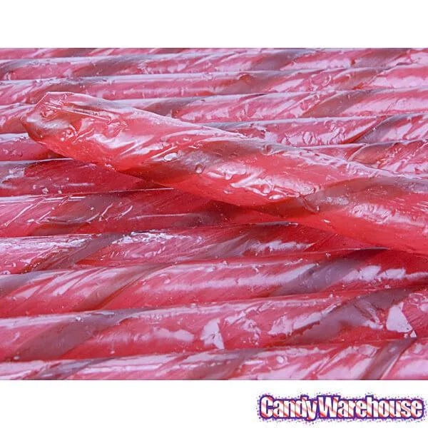 Old Fashioned Hard Candy Sticks - Raspberry: 80-Piece Box