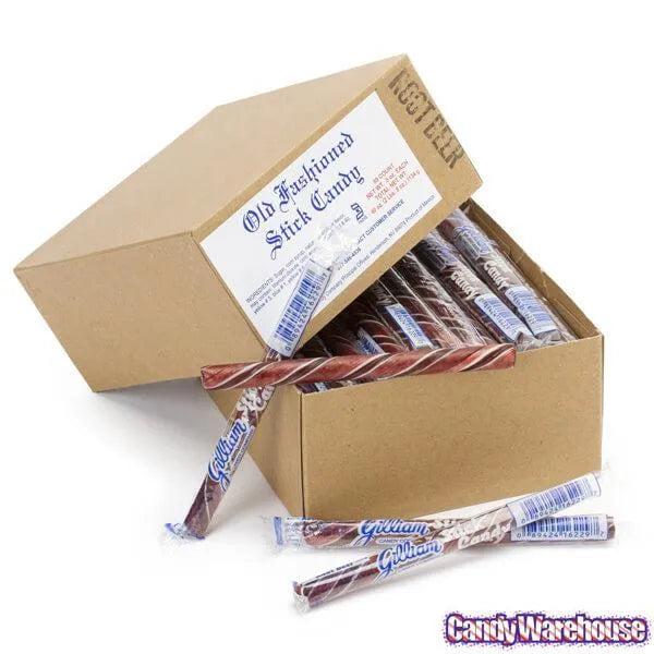 Old Fashioned Hard Candy Sticks - Root Beer: 80-Piece Box