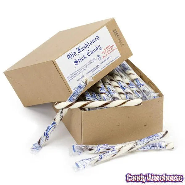 Old Fashioned Hard Candy Sticks - Sassafras: 80-Piece Box