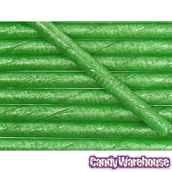 Old Fashioned Hard Candy Sticks - Sour Apple: 80-Piece Box