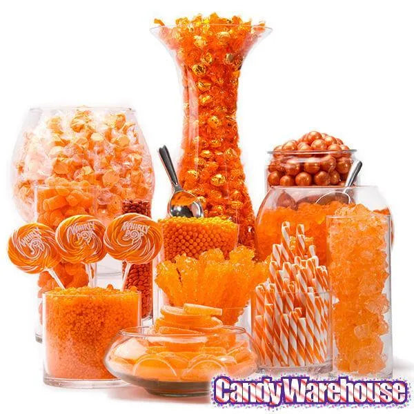 Old Fashioned Hard Candy Sticks - Tangerine: 80-Piece Box