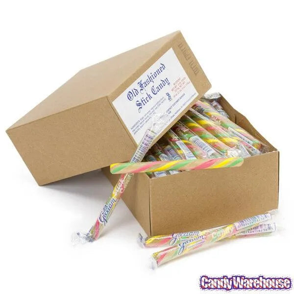 Old Fashioned Hard Candy Sticks - Tutti Frutti: 80-Piece Box