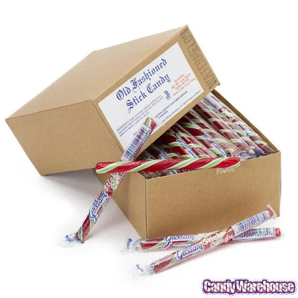 Old Fashioned Hard Candy Sticks - Watermelon: 80-Piece Box