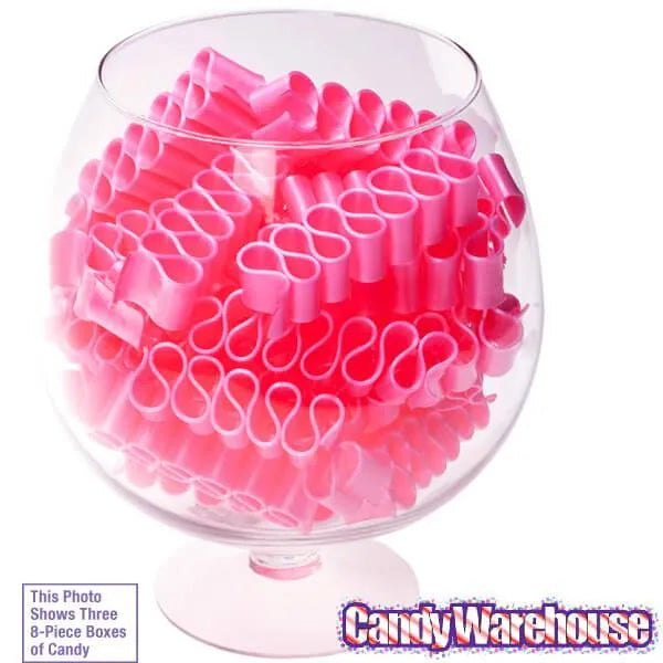 Old Fashioned Thin Ribbon Candy - Pink: 8-Piece Box