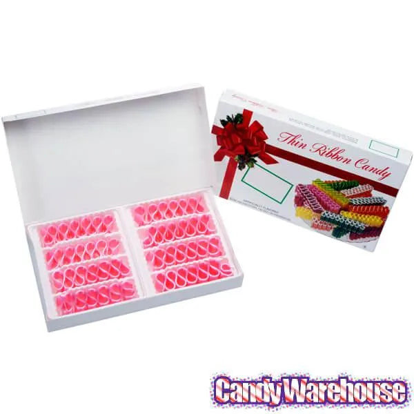 Old Fashioned Thin Ribbon Candy - Pink: 8-Piece Box