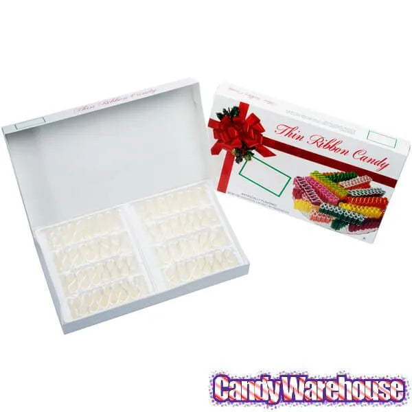 Old Fashioned Thin Ribbon Candy - White: 8-Piece Box