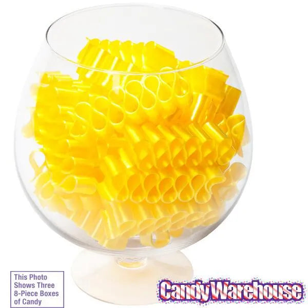 Old Fashioned Thin Ribbon Candy - Yellow: 8-Piece Box