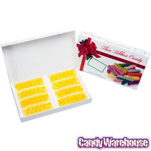 Old Fashioned Thin Ribbon Candy - Yellow: 8-Piece Box