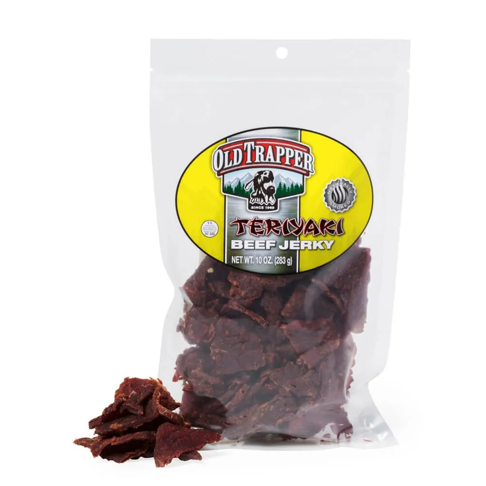 Old Trapper Teriyaki Beef Jerky: 12-Piece Box