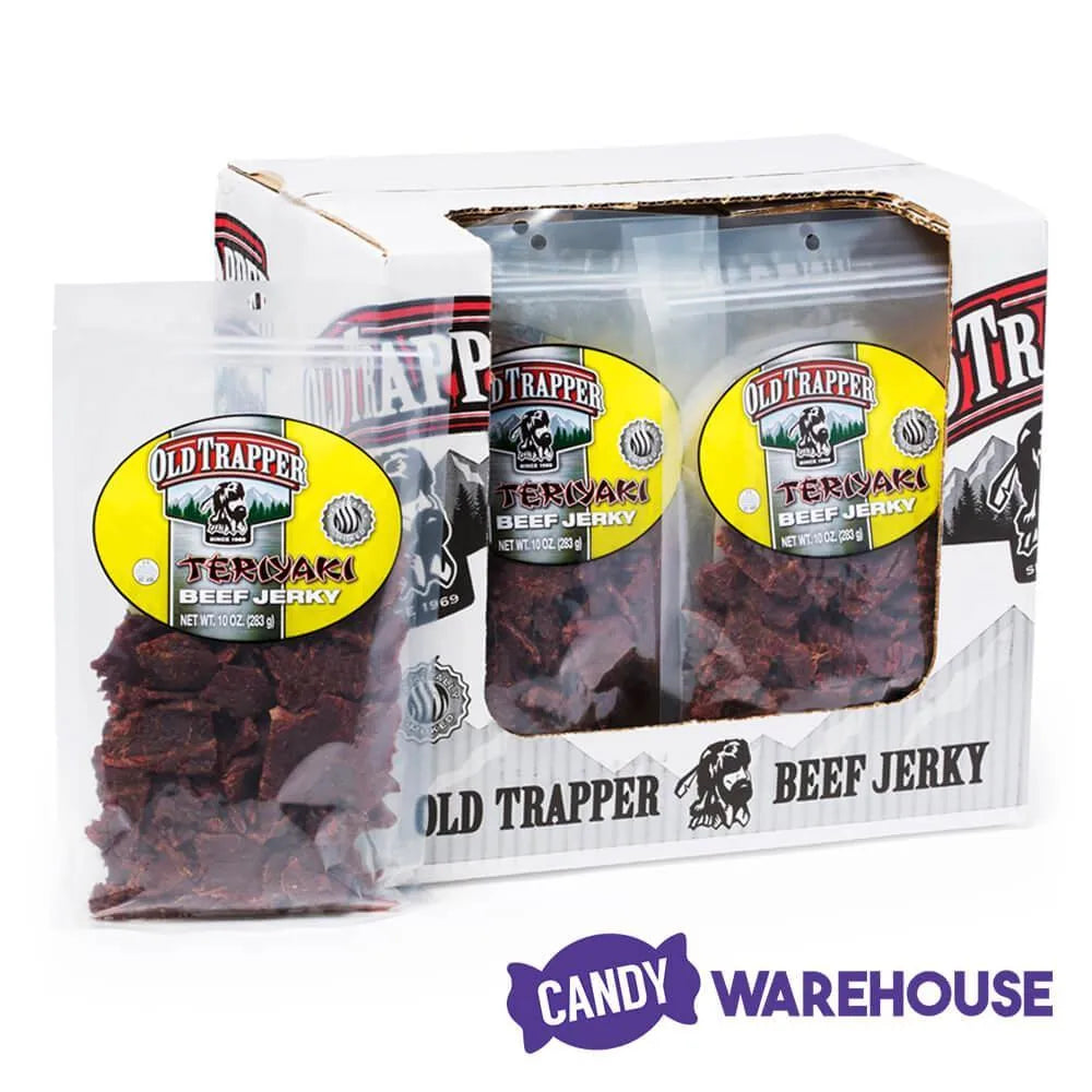 Old Trapper Teriyaki Beef Jerky: 12-Piece Box