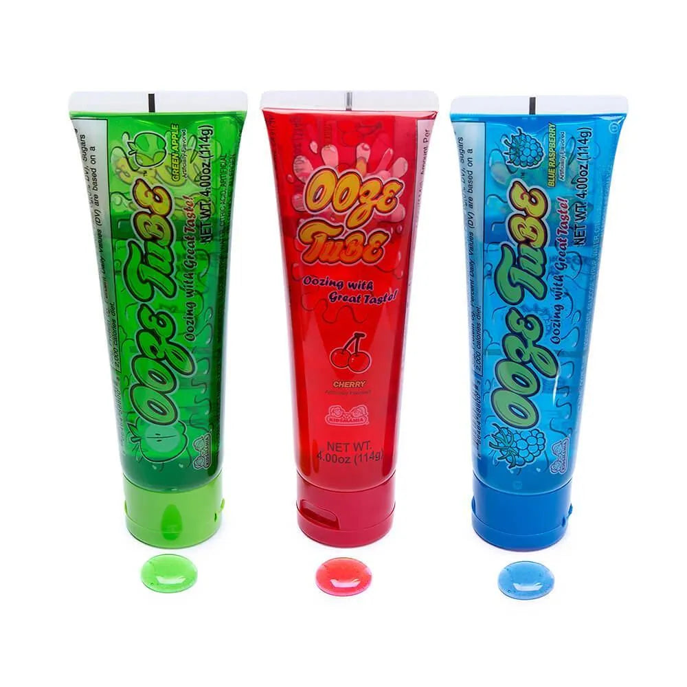 Ooze Tube Liquid Candy Dispensers: 12-Piece Box