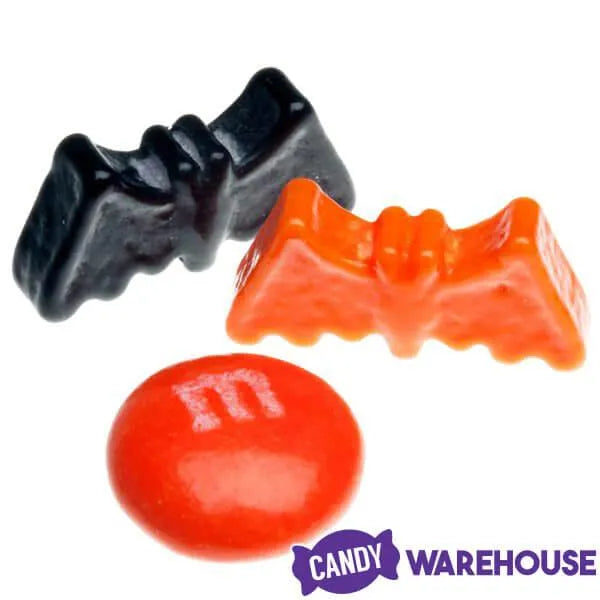 Orange & Black Candy Bats: 4LB Bag