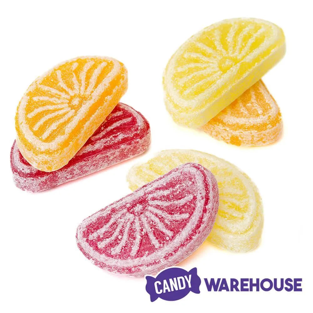 Orange and Lemon Hard Candy Fruit Slices: 5.29-Ounce Bag