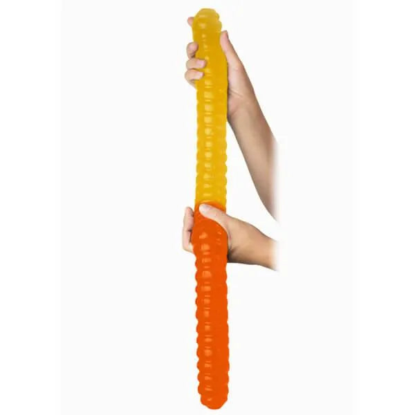 Orange & Yellow 2-Foot-Long Giant Gummy Worm