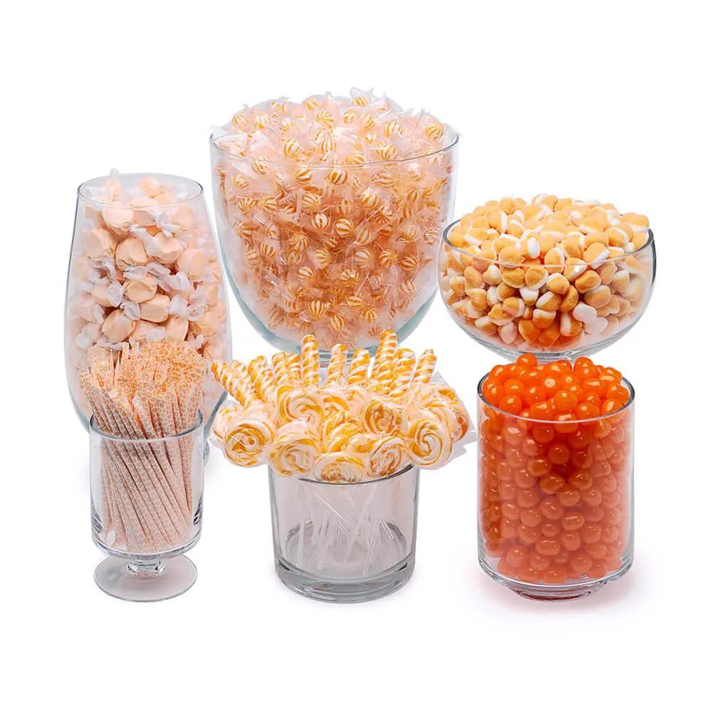 Orange Candy Bar Table Assortment