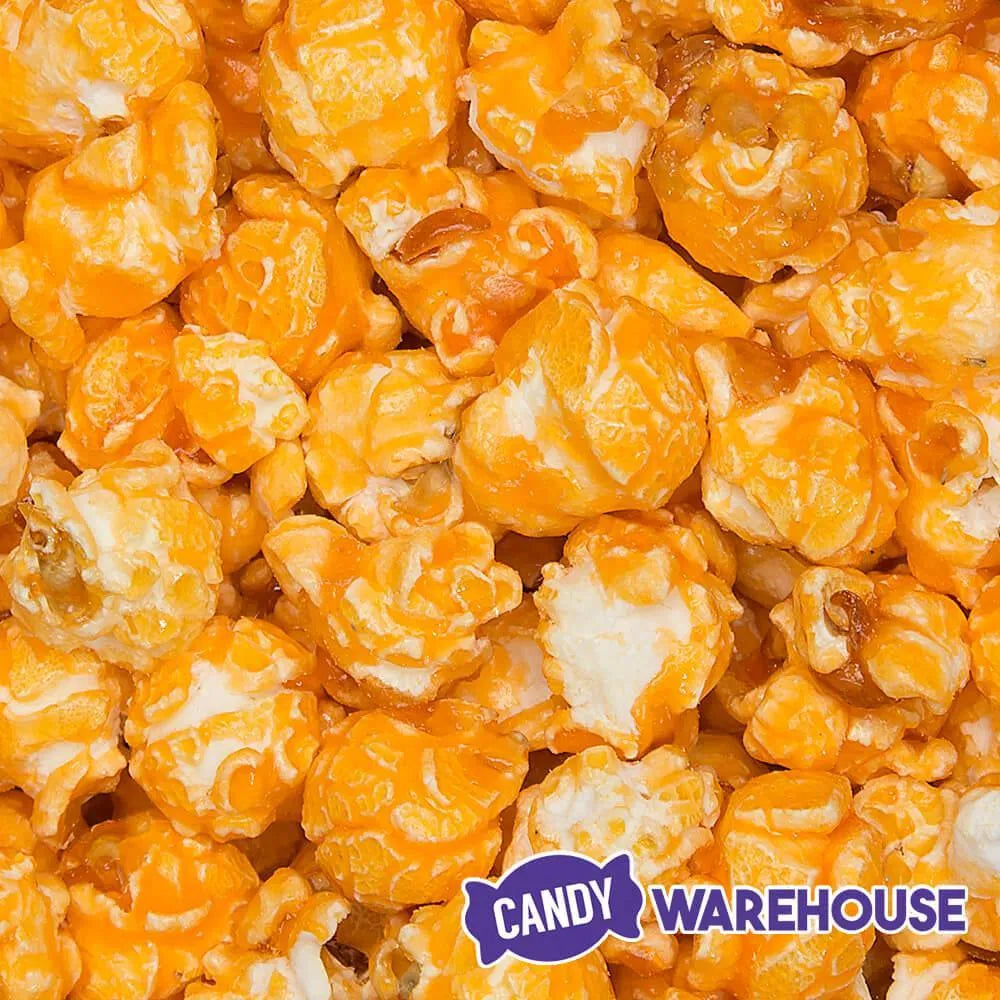 Orange Candy Coated Popcorn - Tangerine: 1-Gallon Bag