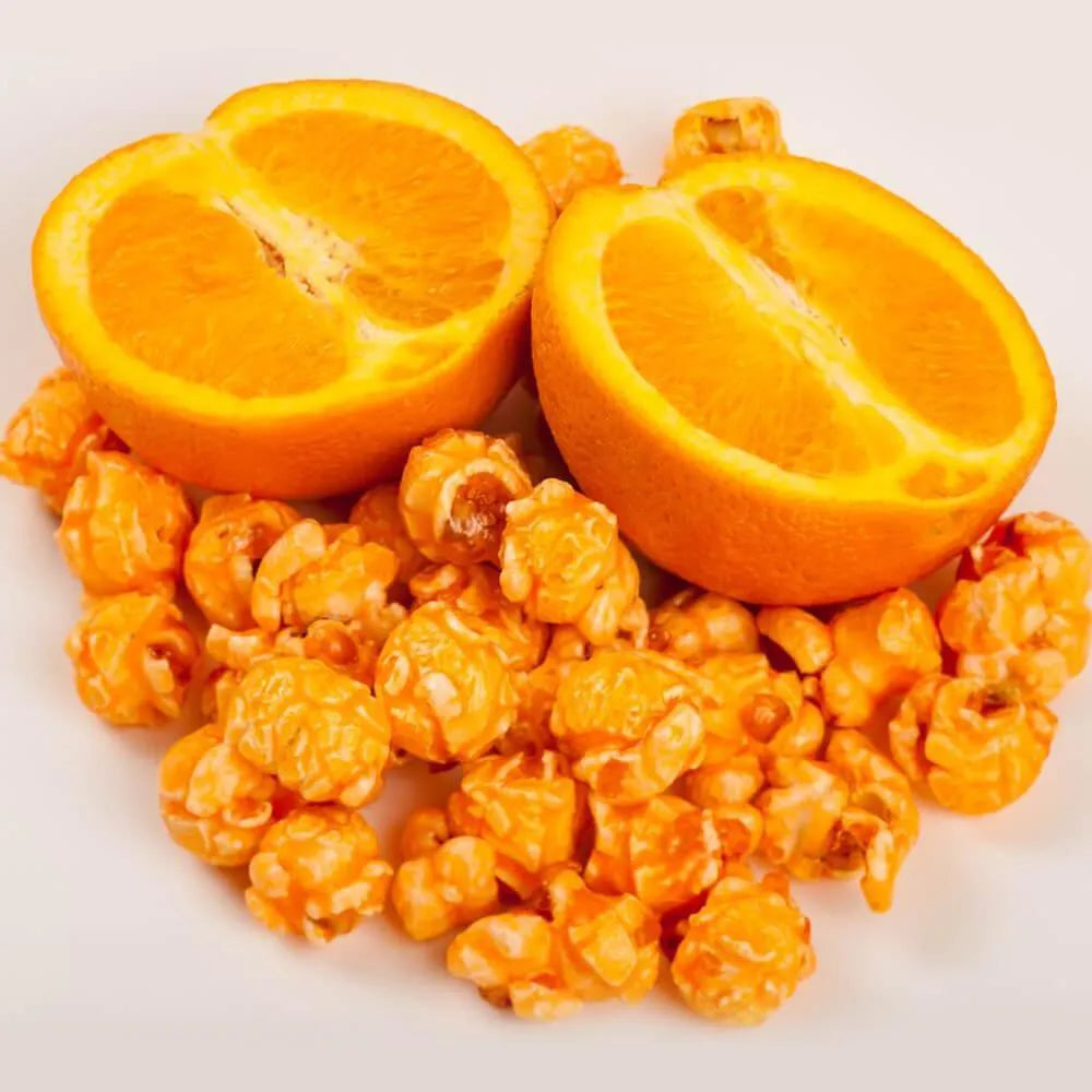 Orange Candy Coated Popcorn - Tangerine: 1-Gallon Bag