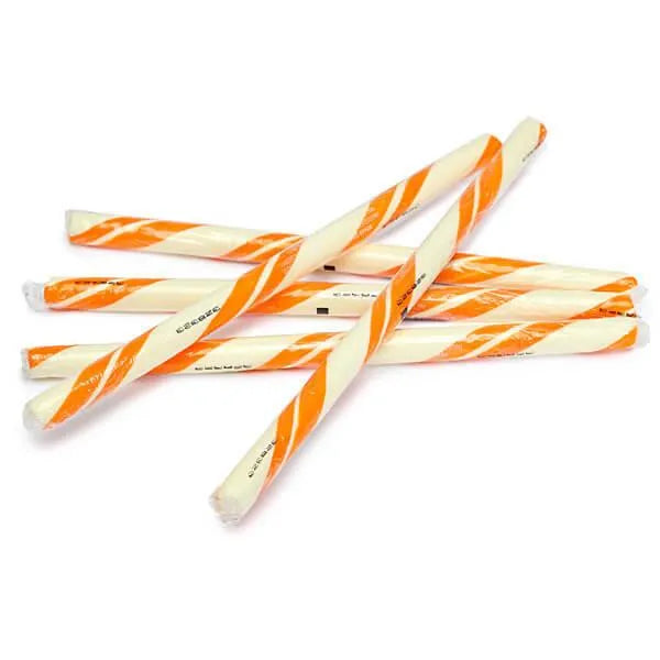 Orange Cream Hard Candy Sticks: 100-Piece Box