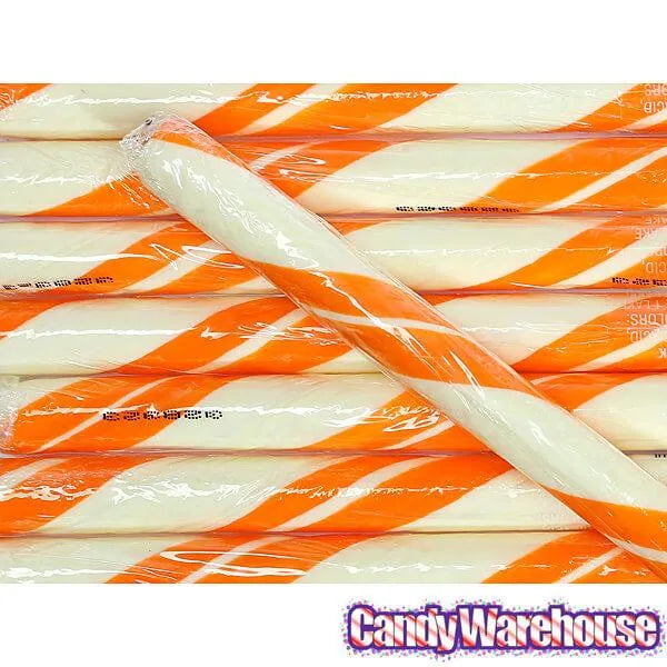 Orange Cream Hard Candy Sticks: 100-Piece Box