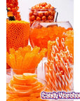 Orange Hard Candy Sticks: 100-Piece Box