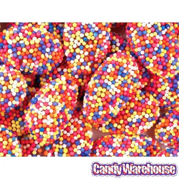 Orange Nonpareils Candy Eggs: 5LB Bag