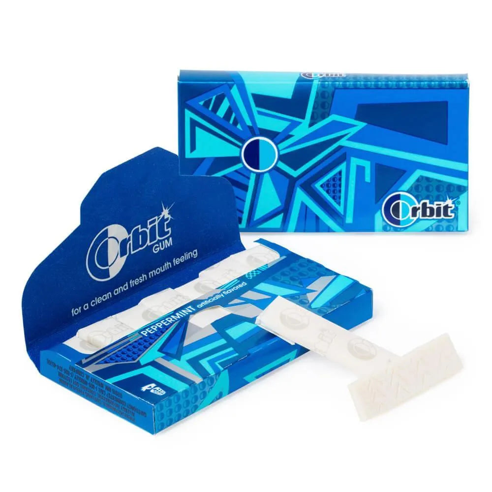 Orbit Peppermint Gum: 12-Piece Box