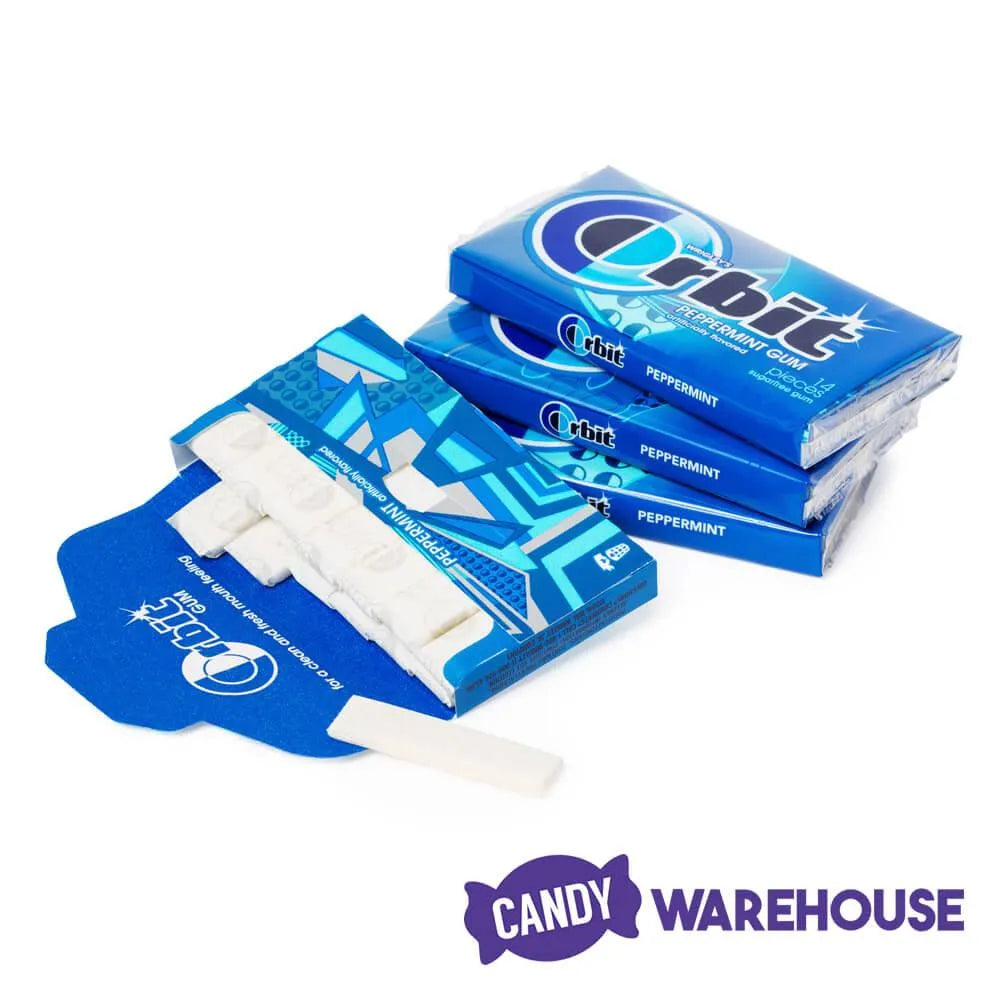 Orbit Peppermint Gum: 12-Piece Box