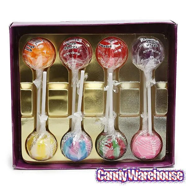 Original Gourmet Ball Lollipops: 8-Piece Gift Box