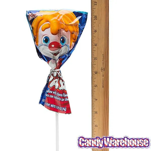 Paleta Payaso Marshmallow Lollipops: 15-Piece Box