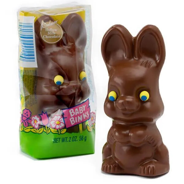 Palmer Baby Binks 2-Ounce Chocolate Easter Bunnies: 18-Piece Box