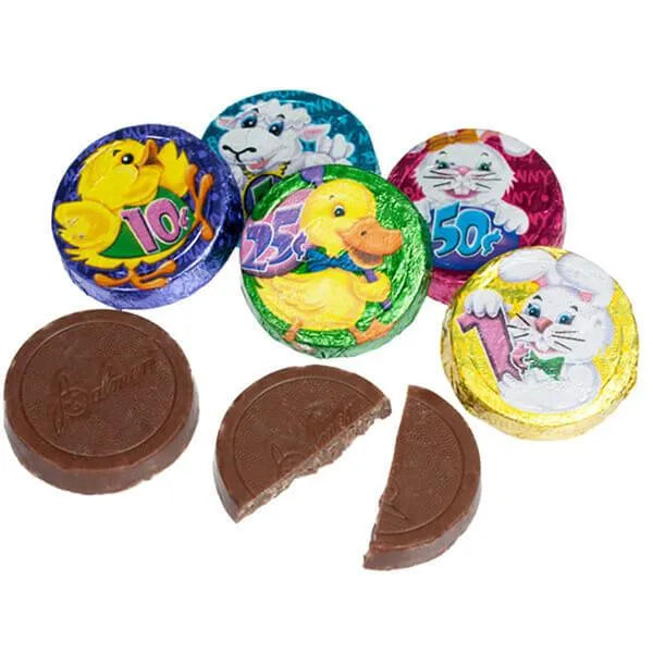 Palmer Bunny Munny Double Crisp Chocolate Coins: 4LB Bag