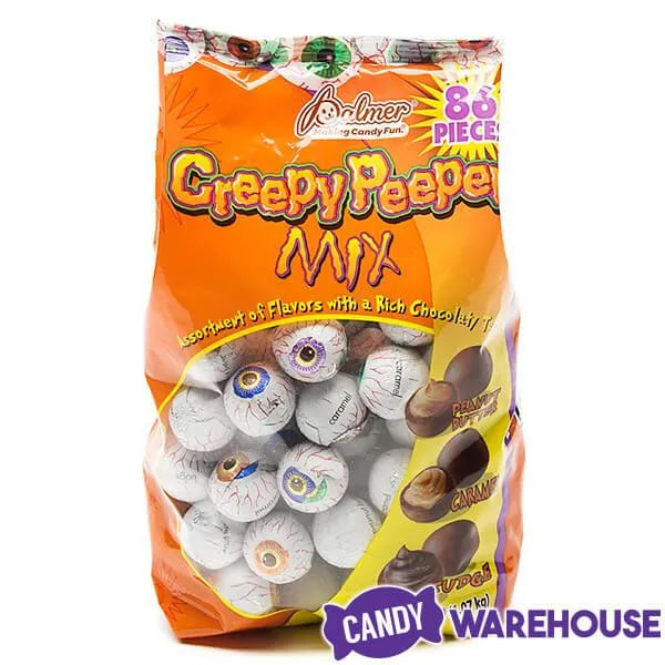 Palmer Creepy Peepers Filled Chocolate Eyeballs: 86-Piece Bag