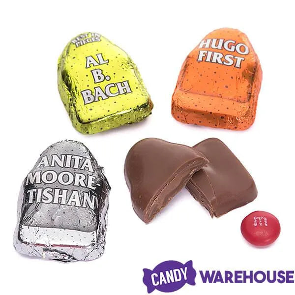 Palmer Foil Wrapped Chocolate Gravestones Halloween Candy: 4LB Bag