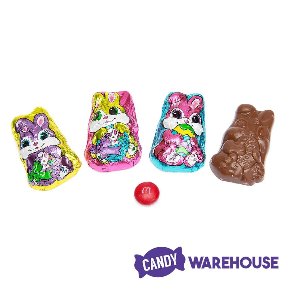 Palmer Foiled Chocolate Bunnies Easter Candy: 4LB Bag