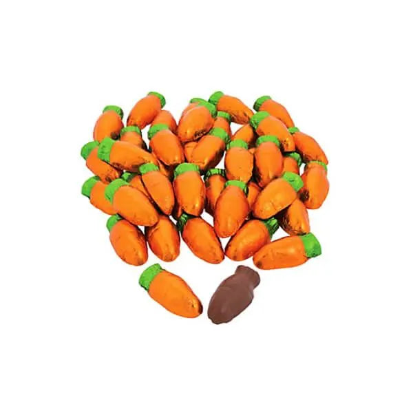 Palmer Foiled Chocolate Carrots: 4LB Bag