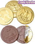 Palmer Foiled Chocolate Quarters Candy Coins: 4LB Bag