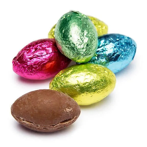 Palmer Foiled Dairy Good Chocolate Eggs Candy: 5LB Bag