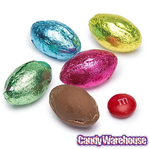 Palmer Foiled Dairy Good Chocolate Eggs Candy: 5LB Bag